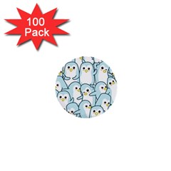 Penguins Pattern 1  Mini Buttons (100 Pack)  by Vaneshart