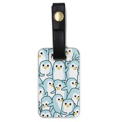 Penguins Pattern Luggage Tag (one Side) by Vaneshart