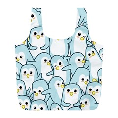 Penguins Pattern Full Print Recycle Bag (l) by Vaneshart