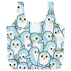 Penguins Pattern Full Print Recycle Bag (xl) by Vaneshart