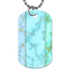 Background Marble Set Dog Tag (one Side) by Vaneshart