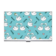 Elegant-swan-pattern-design Business Card Holder by Vaneshart