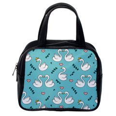 Elegant-swan-pattern-design Classic Handbag (one Side) by Vaneshart