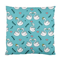 Elegant-swan-pattern-design Standard Cushion Case (one Side) by Vaneshart