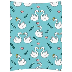 Elegant-swan-pattern-design Back Support Cushion by Vaneshart