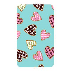 Seamless Pattern With Heart Shaped Cookies With Sugar Icing Memory Card Reader (rectangular) by Vaneshart