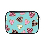 Seamless pattern with heart shaped cookies with sugar icing Apple iPad Mini Zipper Cases Front