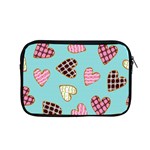 Seamless pattern with heart shaped cookies with sugar icing Apple MacBook Pro 15  Zipper Case Front