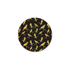 Background With Golden Birds Golf Ball Marker (4 Pack) by Vaneshart