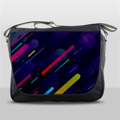 Colorful-abstract-background Messenger Bag by Vaneshart