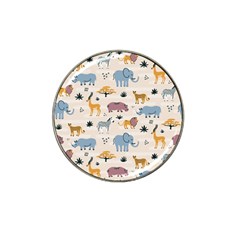 Wild animals seamless pattern Hat Clip Ball Marker