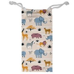 Wild animals seamless pattern Jewelry Bag