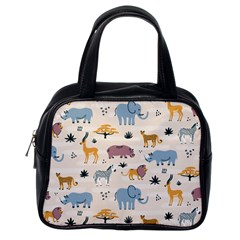 Wild animals seamless pattern Classic Handbag (One Side)