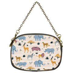 Wild animals seamless pattern Chain Purse (One Side)