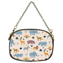 Wild animals seamless pattern Chain Purse (Two Sides)