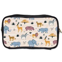 Wild animals seamless pattern Toiletries Bag (One Side)