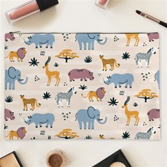 Wild animals seamless pattern Cosmetic Bag (XXL)