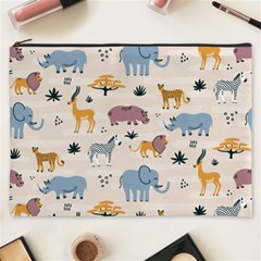 Wild animals seamless pattern Cosmetic Bag (XXXL)