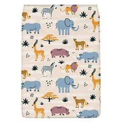 Wild animals seamless pattern Removable Flap Cover (L)