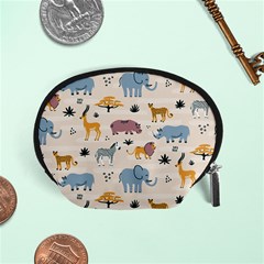 Wild animals seamless pattern Accessory Pouch (Small)