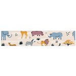 Wild animals seamless pattern Small Flano Scarf Front