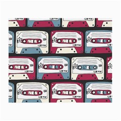 Music Symbols Rock Music Seamless Pattern Small Glasses Cloth by Vaneshart