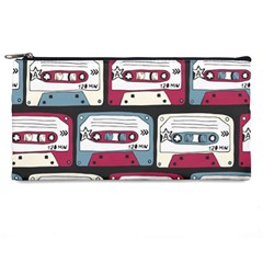 Music Symbols Rock Music Seamless Pattern Pencil Case by Vaneshart