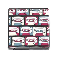 Music Symbols Rock Music Seamless Pattern Memory Card Reader (square 5 Slot) by Vaneshart