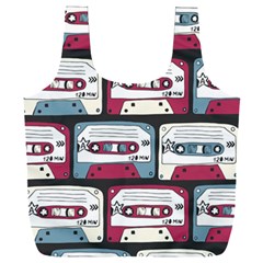 Music Symbols Rock Music Seamless Pattern Full Print Recycle Bag (xxl)