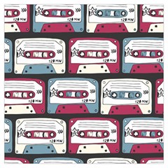 Music Symbols Rock Music Seamless Pattern Long Sheer Chiffon Scarf 