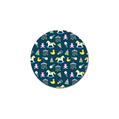 Cute Babies Toys Seamless Pattern Golf Ball Marker (10 Pack) by Vaneshart