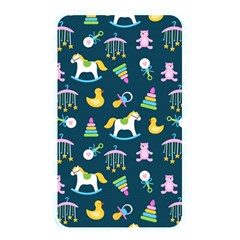 Cute Babies Toys Seamless Pattern Memory Card Reader (rectangular) by Vaneshart