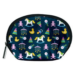 Cute Babies Toys Seamless Pattern Accessory Pouch (medium) by Vaneshart