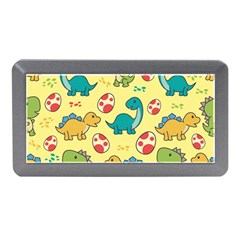 Seamless Pattern With Cute Dinosaurs Character Memory Card Reader (mini)