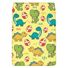 Seamless Pattern With Cute Dinosaurs Character Removable Flap Cover (l) by Vaneshart