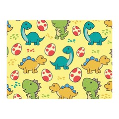 Seamless Pattern With Cute Dinosaurs Character Double Sided Flano Blanket (mini)  by Vaneshart