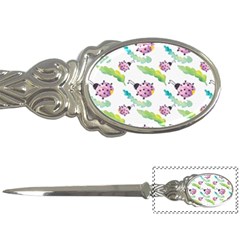 Watercolor Pattern With Lady Bug Letter Opener by Vaneshart