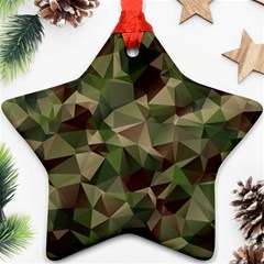 Abstract Vector Military Camouflage Background Ornament (star)