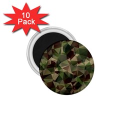 Abstract Vector Military Camouflage Background 1 75  Magnets (10 Pack)  by Vaneshart