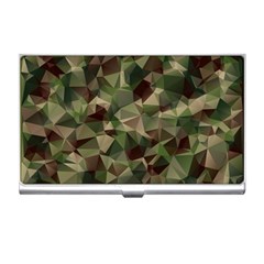 Abstract Vector Military Camouflage Background Business Card Holder by Vaneshart