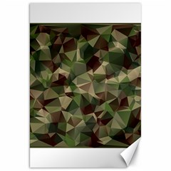 Abstract Vector Military Camouflage Background Canvas 20  X 30  by Vaneshart