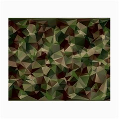 Abstract Vector Military Camouflage Background Small Glasses Cloth (2 Sides) by Vaneshart