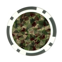 Abstract Vector Military Camouflage Background Poker Chip Card Guard (10 Pack) by Vaneshart