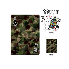 Abstract Vector Military Camouflage Background Playing Cards 54 Designs (mini) by Vaneshart