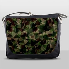 Abstract Vector Military Camouflage Background Messenger Bag by Vaneshart