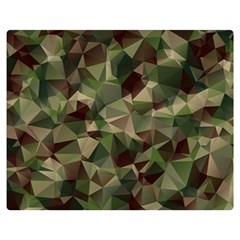 Abstract Vector Military Camouflage Background Double Sided Flano Blanket (medium)  by Vaneshart