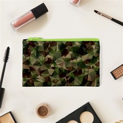 Abstract Vector Military Camouflage Background Cosmetic Bag (xs) by Vaneshart