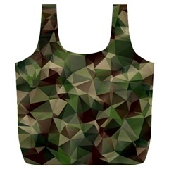 Abstract Vector Military Camouflage Background Full Print Recycle Bag (xxl)