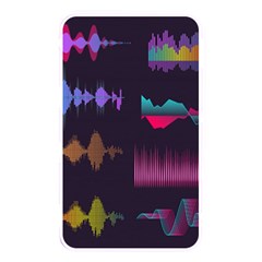 Colorful-sound-wave-set Memory Card Reader (rectangular) by Vaneshart