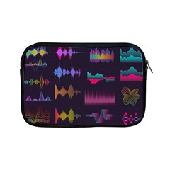 Colorful-sound-wave-set Apple Ipad Mini Zipper Cases by Vaneshart